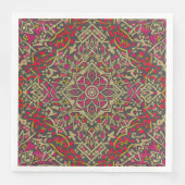 Serviette En Papier Conception Motif De Tapis Oriental, Traditionnelle (Devant)