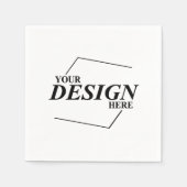 Serviette En Papier Conception personnalisée Créez votre propre Modèle (Devant)