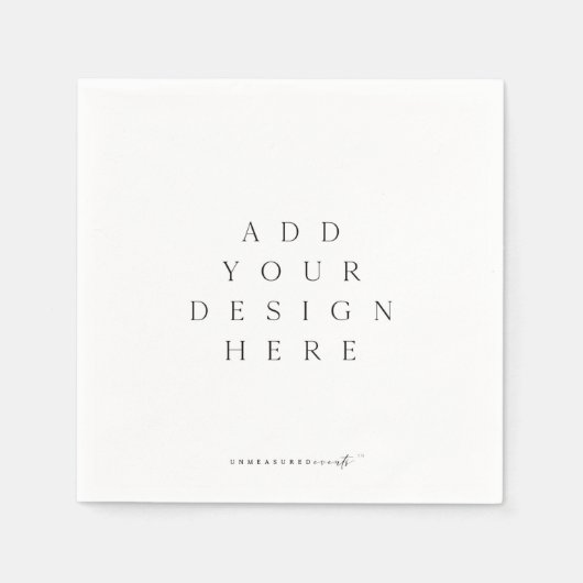 Serviette En Papier Conception personnalisée de l'impression de servie (Devant)