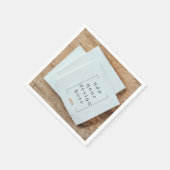 Serviette En Papier Conception personnalisée de l'impression de servie (Coin)