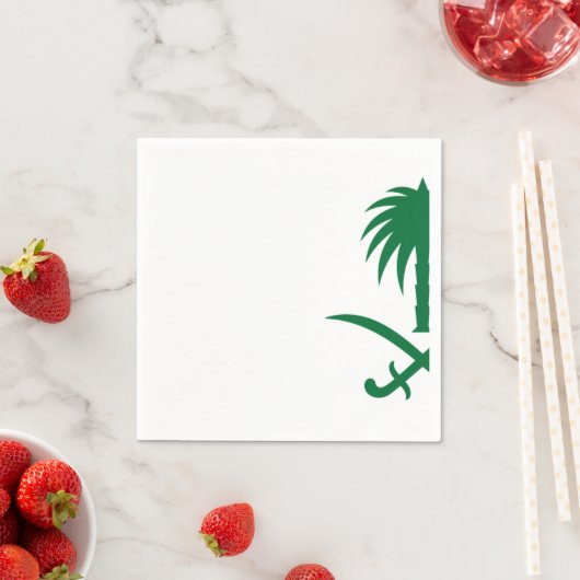 Serviette En Papier conception saoudienne (En situation)