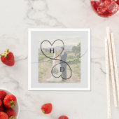Serviette En Papier Conception simple (En situation)