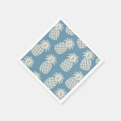 Serviette En Papier Conception tropicale de torsion d'ananas (Coin)