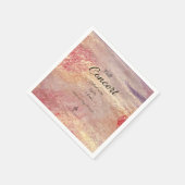 Serviette En Papier Concert d'automne de l'école I Personnalisé (Coin)