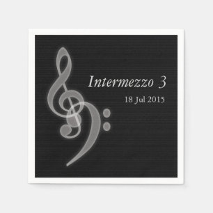Serviette En Papier Concert sur mesure