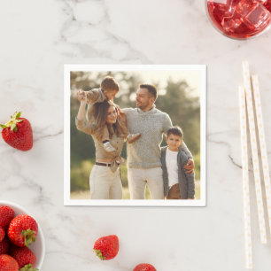 Serviette En Papier Concevez votre propre photo unique