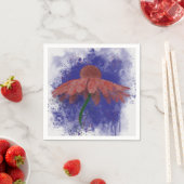 Serviette En Papier Coneflower (En situation)