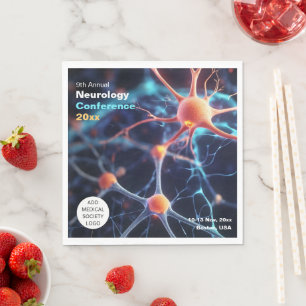 Serviette En Papier Conférence médicale de neurologie et de neurochiru