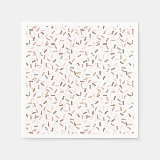 Serviette En Papier Confetti Chic (Sprinkles) (Devant)