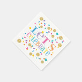 Serviette En Papier Confetti coloré Célébrons (Coin)