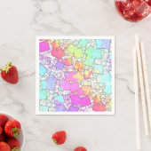 Serviette En Papier confetti confection :  (En situation)