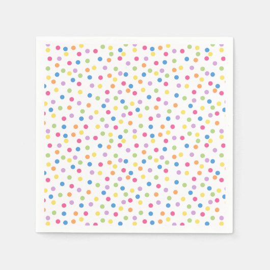 Serviette En Papier Confetti Dazzle (points) (Devant)