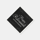 Serviette En Papier Confetti de retraite (Coin)