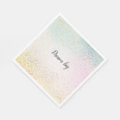 Serviette En Papier Confetti d'or rose jaune (Coin)