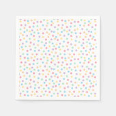 Serviette En Papier Confetti Pastels (Points) (Devant)