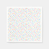 Serviette En Papier Confetti Pastels (Sprinkles) (Devant)