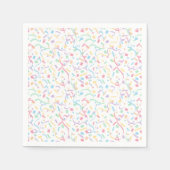 Serviette En Papier Confetti Pastels (Surprise) (Devant)