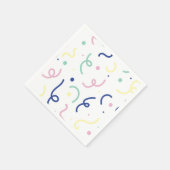 Serviette En Papier Confetti Pop - Multi (Coin)