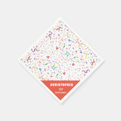 Serviette En Papier Confetti & Sprinkings Papier Napkin (Coin)