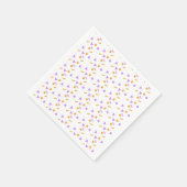 Serviette En Papier Confettis à thème Halloween | Violet (Coin)