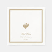 Serviette En Papier Confirmation de fille Dieu bénisse (Devant)