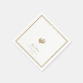 Serviette En Papier Confirmation de fille Dieu bénisse (Coin)