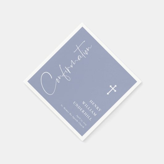 Serviette En Papier Confirmation de script Boys (Coin)