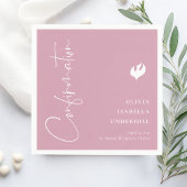 Serviette En Papier Confirmation de script pour filles