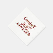 Serviette En Papier Confort Et Joie Nativité Christian Noël (Coin)