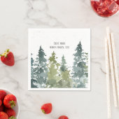 Serviette En Papier Conifère, Arbre À Pins, À feuillage persistant (En situation)