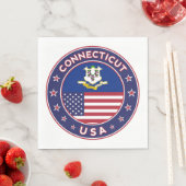 Serviette En Papier Connecticut (En situation)