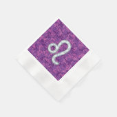 Serviette En Papier Connexion Leo sur Camouflage numérique Fuchsia ros (Coin)