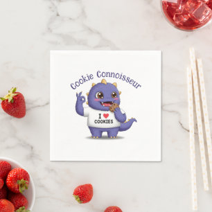 Serviette En Papier Connoisseur de biscuits