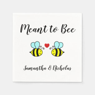 Serviette En Papier Consommation d'abeille - Cocktail Napkin