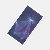 Serviette En Papier Constellation, Art Fractal Abstrait Imaginaire (Coin)