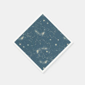 Serviette En Papier Constellation céleste - Nuit étoilée (2) (Coin)