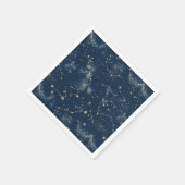 Serviette En Papier Constellation céleste - Nuit étoilée (5) (Coin)