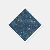 Serviette En Papier Constellation céleste - Nuit étoilée (6) (Coin)