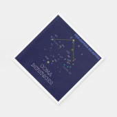 Serviette En Papier Constellation Coma Berenices de l'hémisphère Nord (Coin)