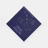 Serviette En Papier Constellation Ursa major (Coin)