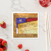 Serviette En Papier Constitution américaine Nous le peuple (En situation)
