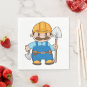 Serviette En Papier Constructeur Avec Une Chaussure (En situation)
