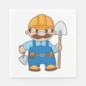 Serviette En Papier Constructeur Avec Une Chaussure (Devant)