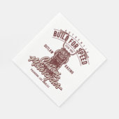 Serviette En Papier Construction Authentique Pour La Vitesse (Coin)