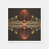 Serviette En Papier Construction d'Imaginaires Art Fractal Abstrait br (Devant)