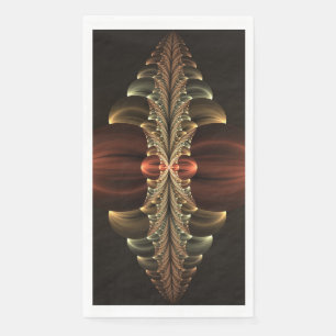Serviette En Papier Construction d'Imaginaires Art Fractal Abstrait br