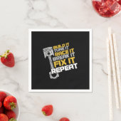 Serviette En Papier Construire Il Tune It Race It Car Racing Auto Méca (En situation)