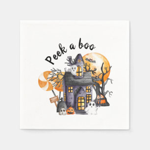 Serviette En Papier Consulter un livre Baby shower Halloween Fournitur