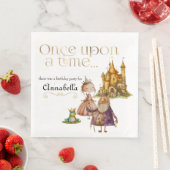 Serviette En Papier Conte de fée classique pour enfants Princesse et g (En situation)