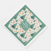 Serviette En Papier Contemporary Christmas Trees Festive Paper Napkins (Coin)